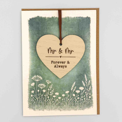 Keepsake Card - Mr & Mr Heart