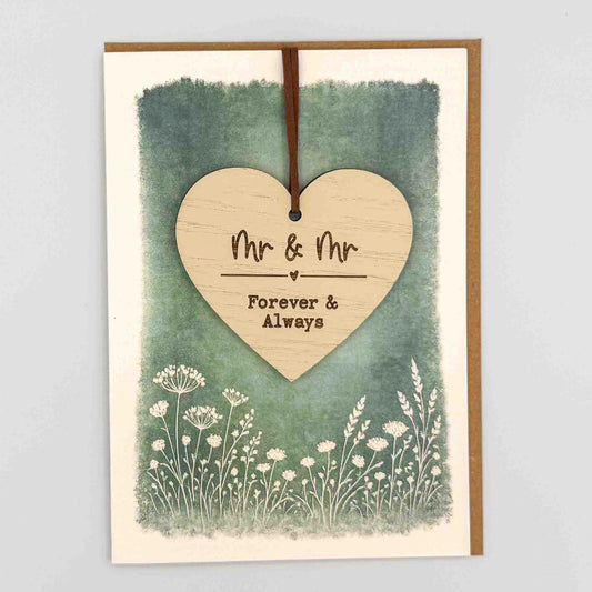 Keepsake Card - Mr & Mr Heart