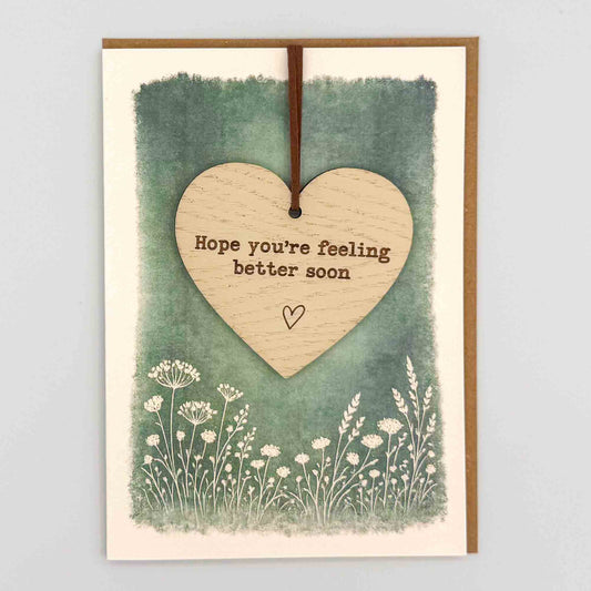Keepsake Card - Feel Better Soon Heart