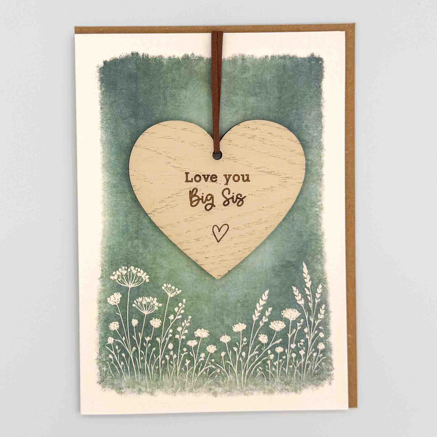 Keepsake Card - Love You Big Sis Heart