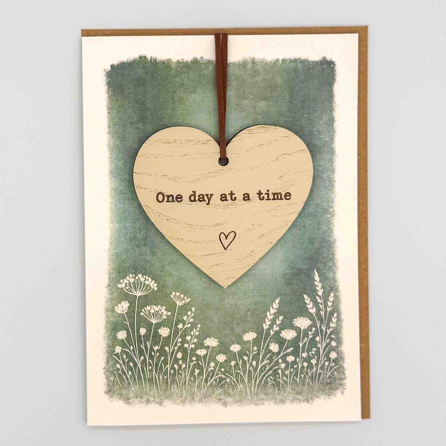 Keepsake Card - One Day At A Time Heart