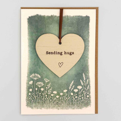 Keepsake Card - Sending Hugs Heart