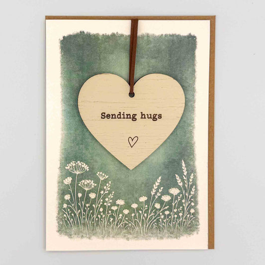 Keepsake Card - Sending Hugs Heart