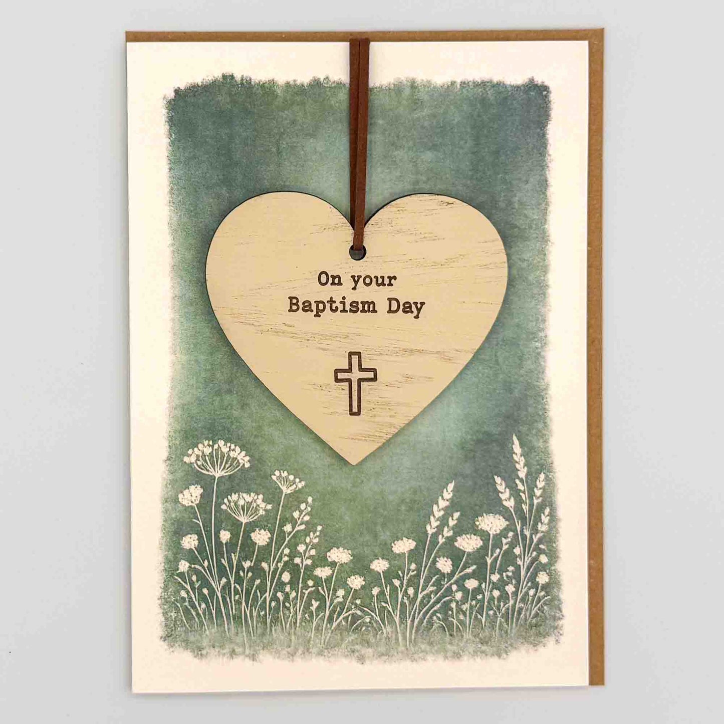 Keepsake Card - On Your Baptism Day Heart