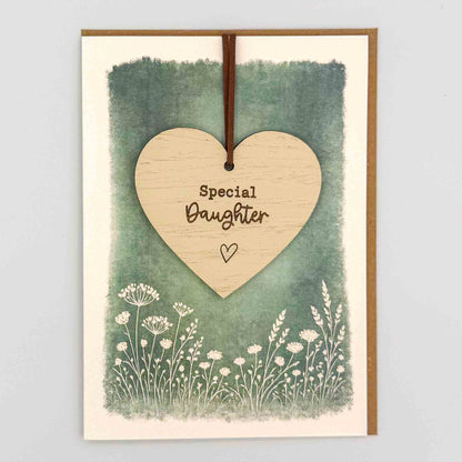 Keepsake Card - Special Daughter Heart