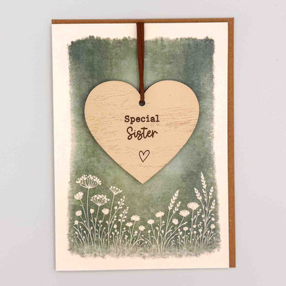 Keepsake Card - Special Sister Heart