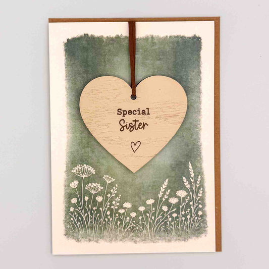 Keepsake Card - Special Sister Heart