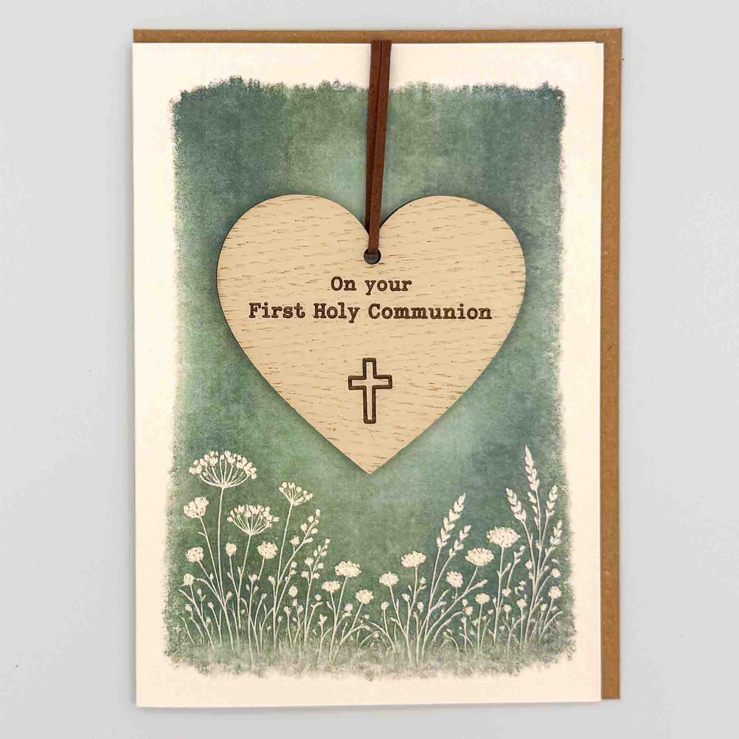 Keepsake Card - On Your 1st Holy Communion Heart