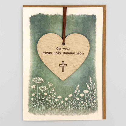 Keepsake Card - On Your 1st Holy Communion Heart