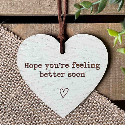 Hope You're Feeling Better Soon Gift Heart