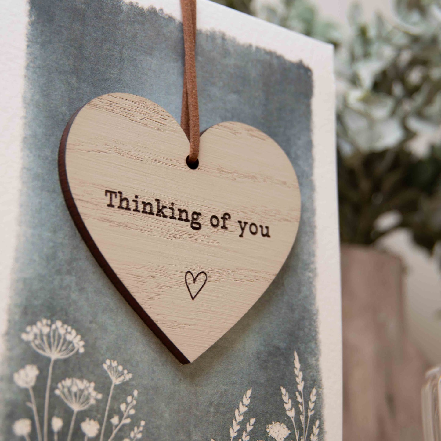 Thinking of You Heart Keepsake Greeting Card