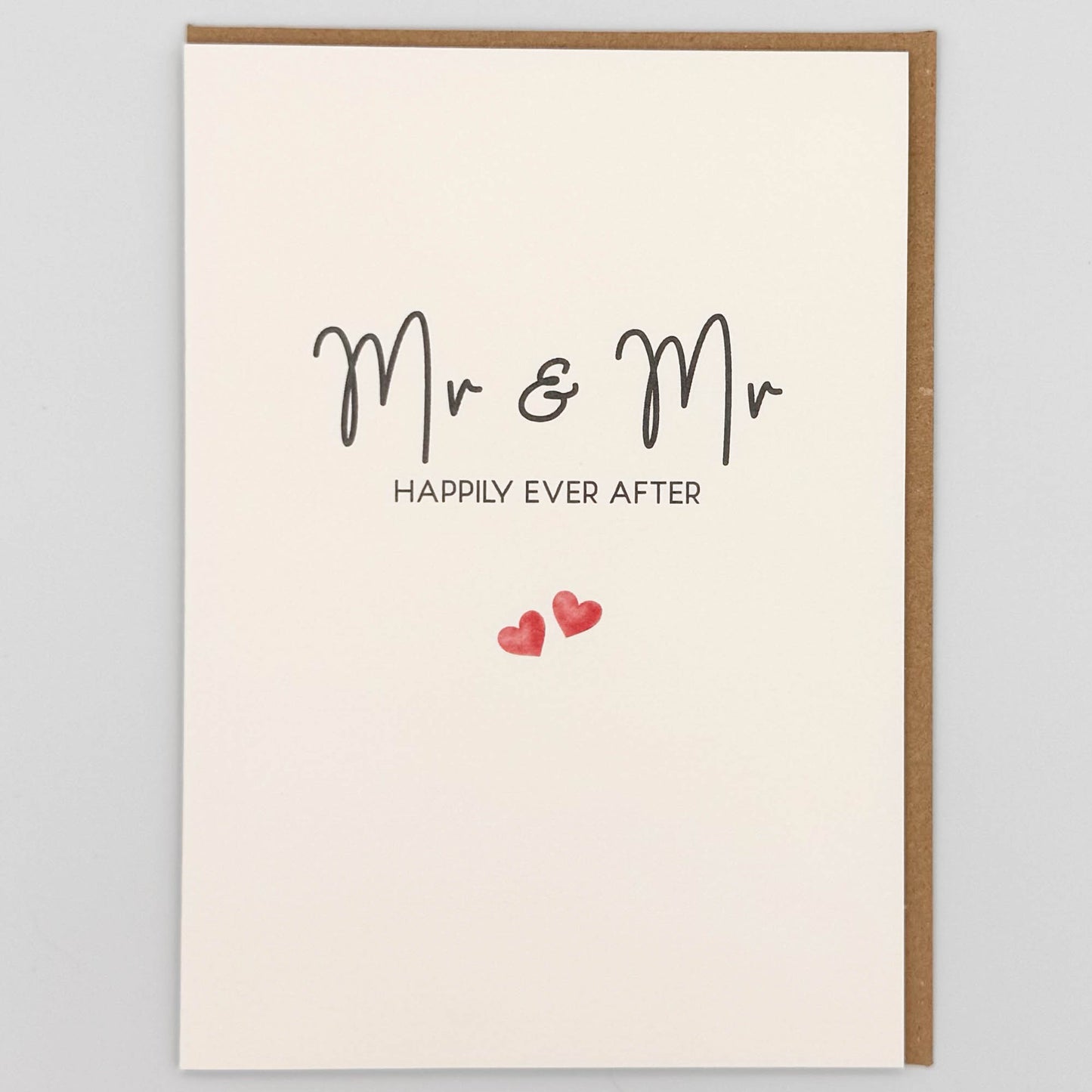 Mr & Mr Happily Ever After Greeting Card