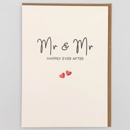 Mr & Mr Happily Ever After Greeting Card
