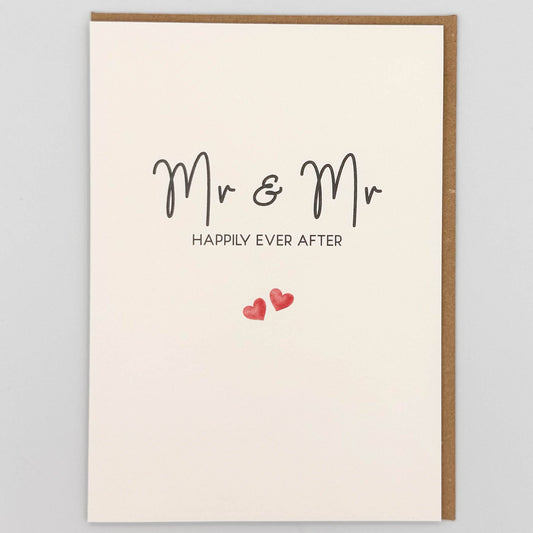 Mr & Mr Happily Ever After Greeting Card