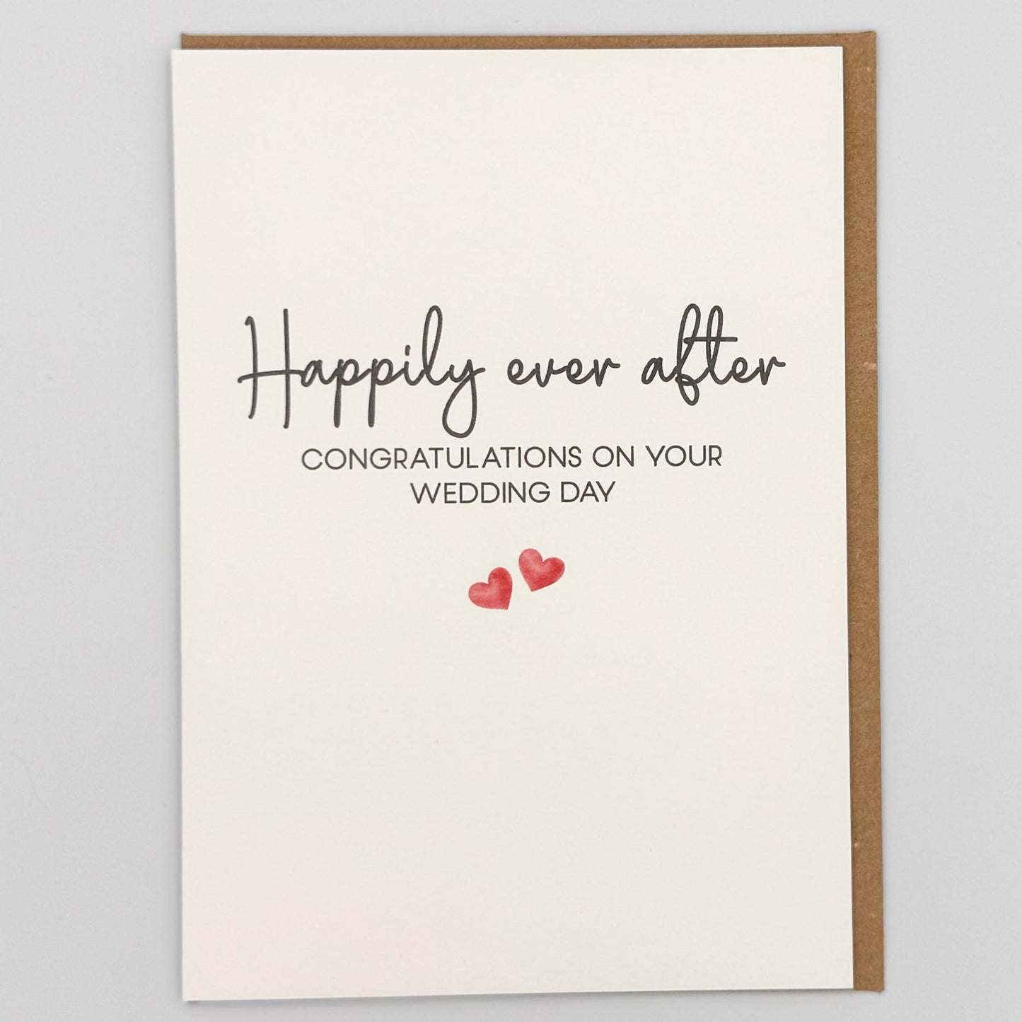 Happily Ever After Wedding Greeting Card