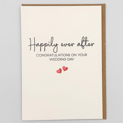 Happily Ever After Wedding Greeting Card