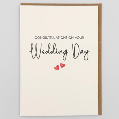 Congratulations On Your Wedding Day Greeting Card