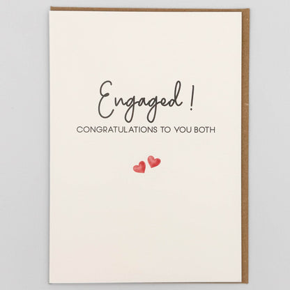 Engaged - Congratulatons To You Both Greeting Card