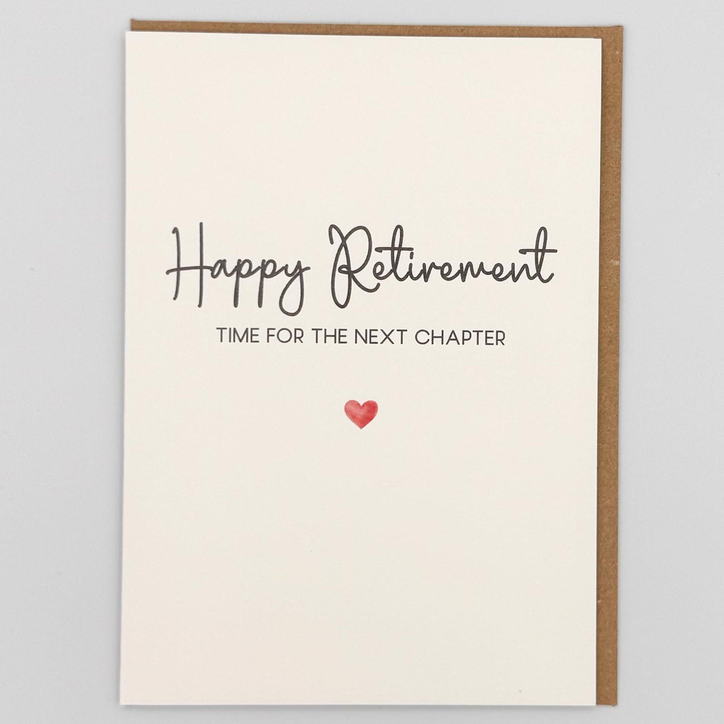 Happy Retirement - Time For The Next Chapter Greeting Card
