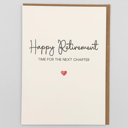 Happy Retirement - Time For The Next Chapter Greeting Card
