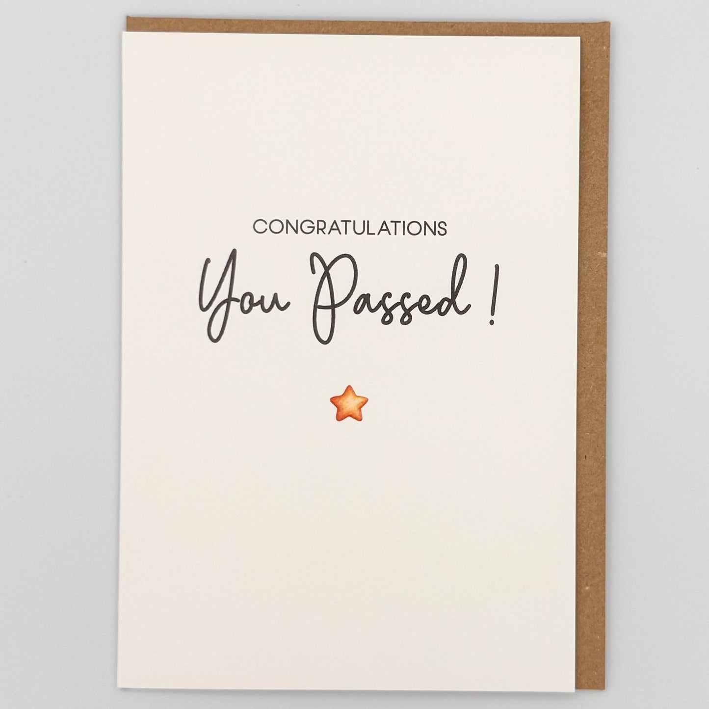 Congratulations You Passed! Greeting Card