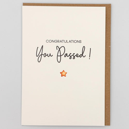 Congratulations You Passed! Greeting Card