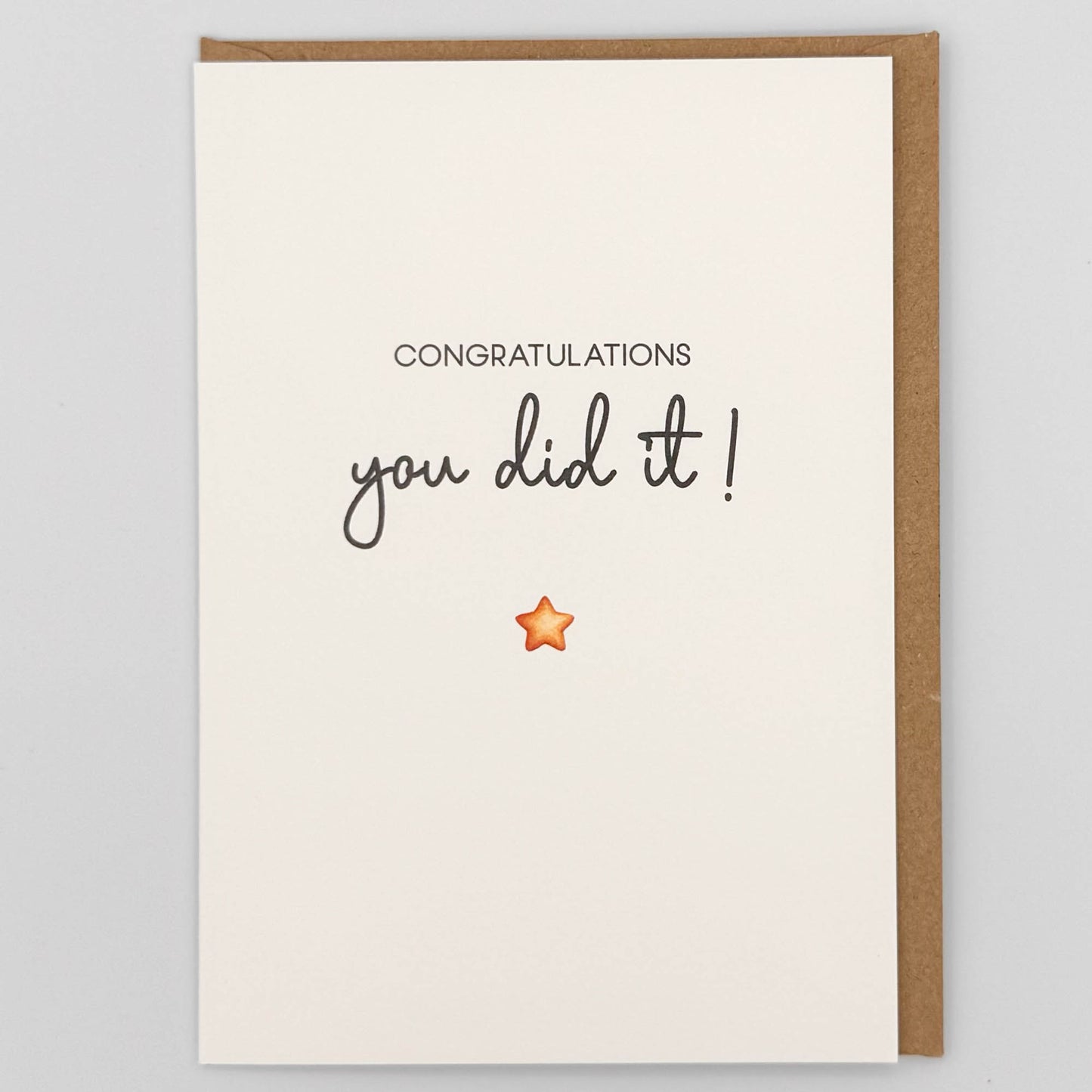 Congratulations You Did It! Greeting Card