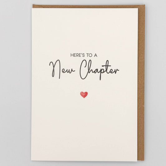 Here's To A New Chapter Greeting Card
