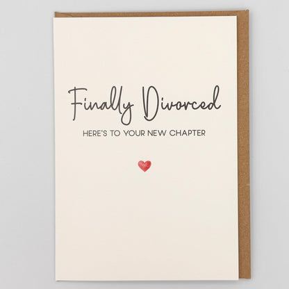 Finally Divorced Funny Greeting Card