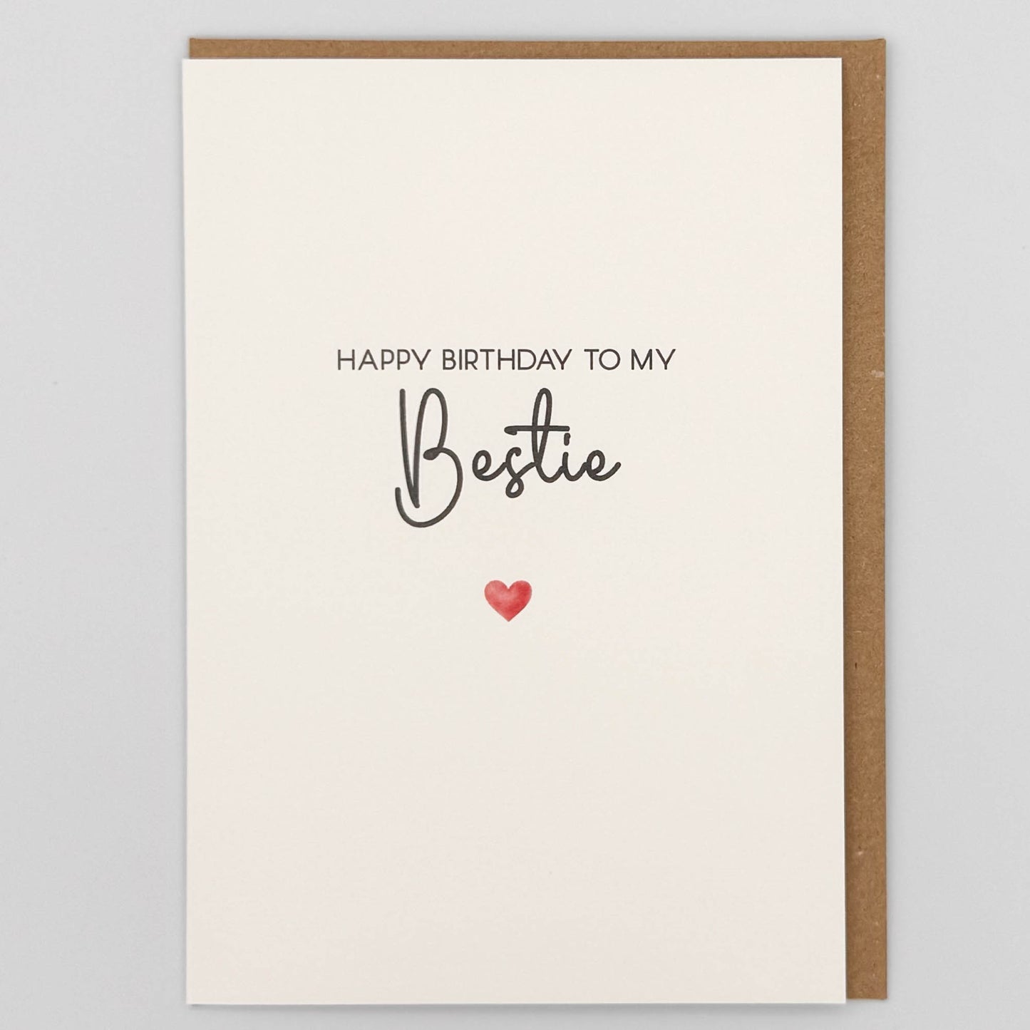 Happy Birthday Bestie Greeting Card