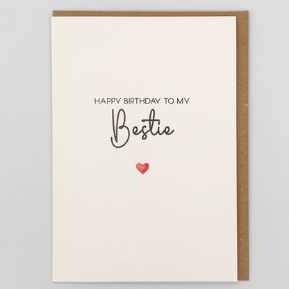 Happy Birthday Bestie Greeting Card