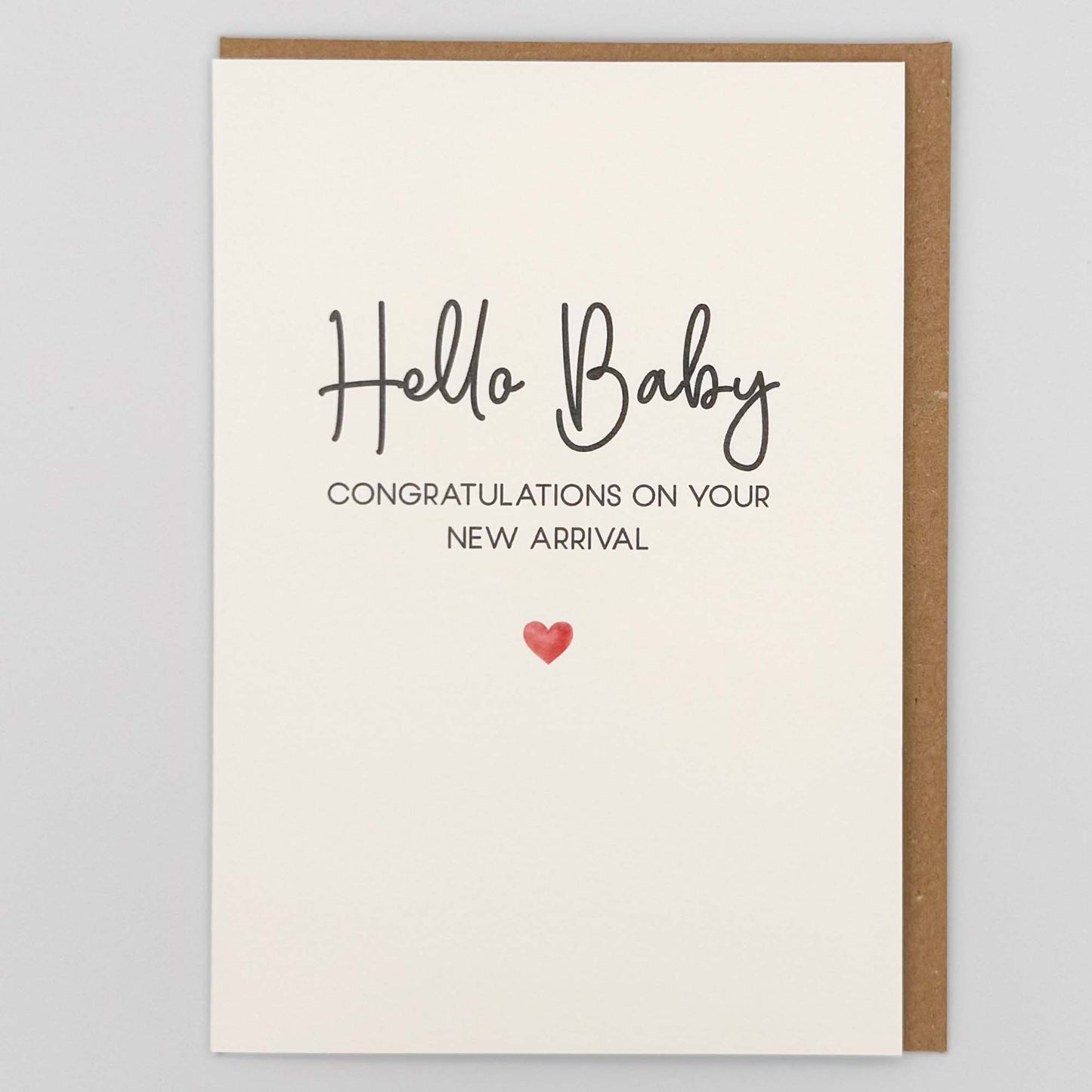 Hello Baby Greeting Card