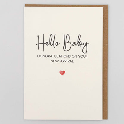 Hello Baby Greeting Card