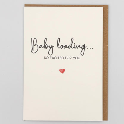 Baby Loading… Greeting Card
