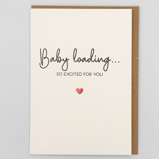 Baby Loading… Greeting Card