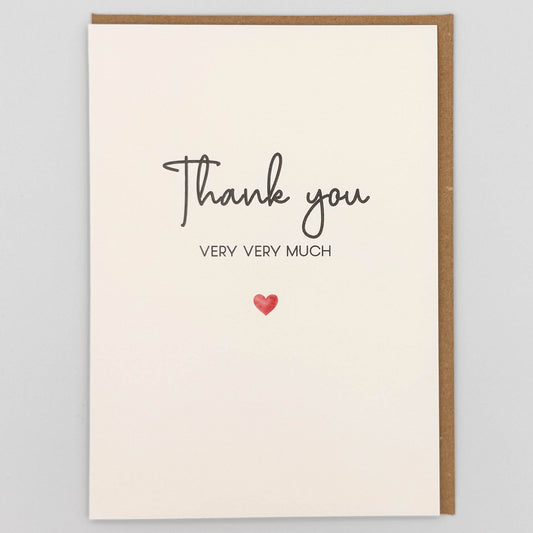 Thank You Very Very Much Greeting Card