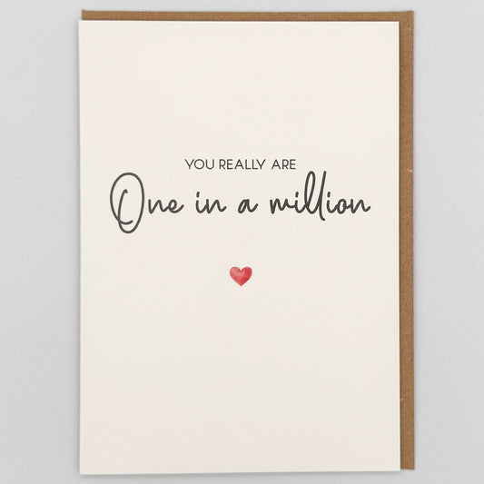 You Are One In A Million Greeting Card