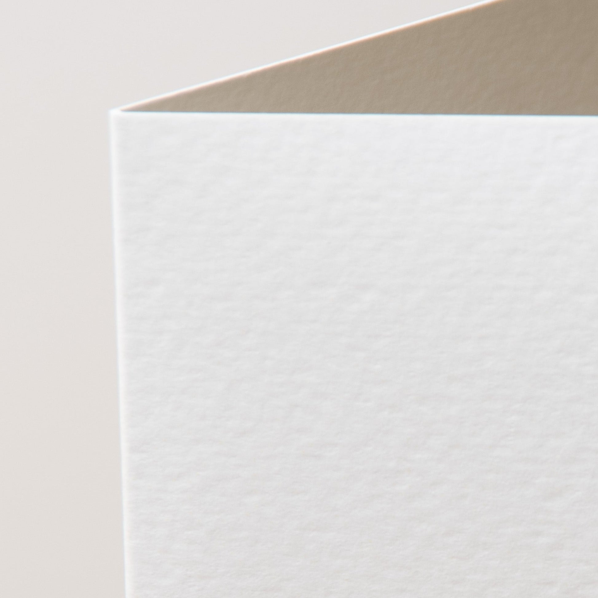Close up of premium textured greeting card board