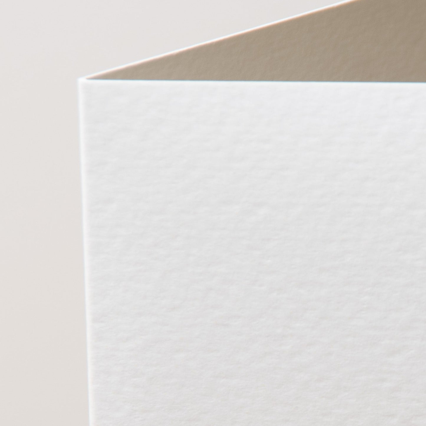 Close up of premium textured greeting card board